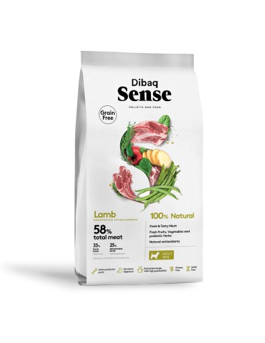 Dibaq Sense Grain Free Cordero Mini |Alimento Seco | Dibaq