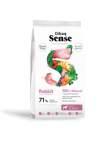 Dibaq Sense Grain Free Coelho |Alimento Seco| Dibaq