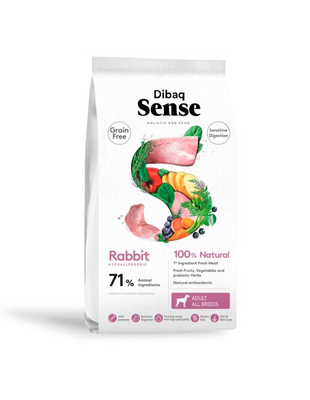 Dibaq Sense Grain Free Sensitive Conejo |Alimento Seco | Dibaq