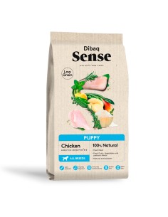Dibaq Sense Low Grain Puppy (Frango) |Alimento Seco| Dibaq