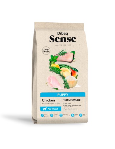 Dibaq Sense Low Grain Puppy (Frango) |Alimento Seco| Dibaq