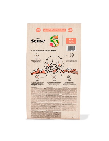 Dibaq Sense Low Grain Peixe (Adulto) |Alimento Seco| Dibaq