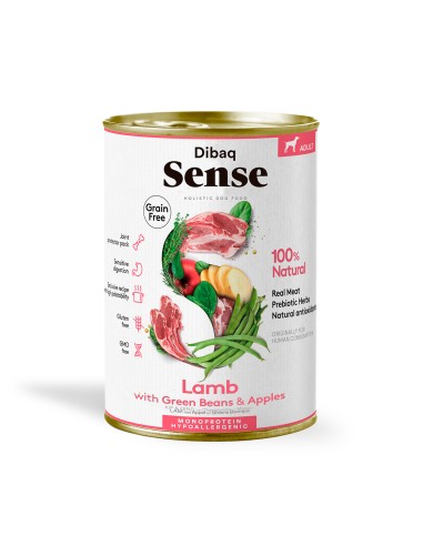 Dibaq Sense Cordeiro |Alimento Húmido| Dibaq