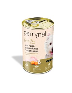 Perrynat Grain Free Chicken with Mushrooms & Carrot |Wet food| Dibaq