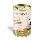 Perrynat Grain Free Chicken with Mushrooms and Carrots |Wet food for dogs| Dibaq