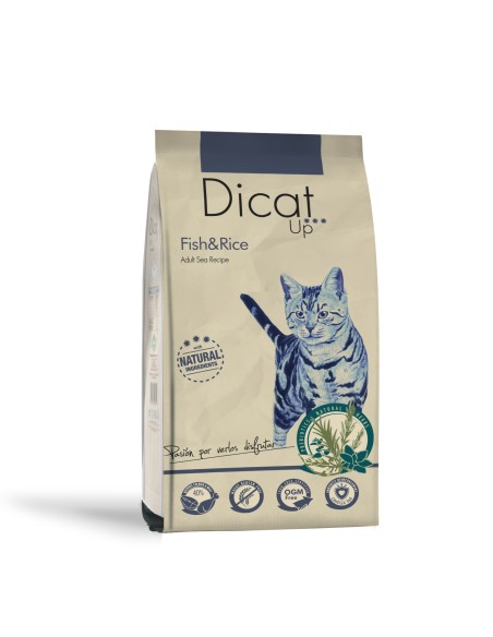 Dicat Up Peixe e Arroz Adulto |Alimento Seco| Dibaq