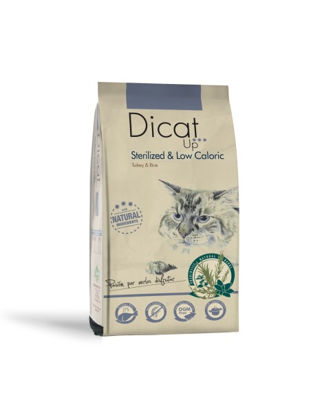 Dicat Up Sterilized and low in calories |Dry food| Dibaq