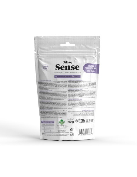 Dibaq Sense Snack Hipoalergénico Lubina |Snacks para perros | Dibaq