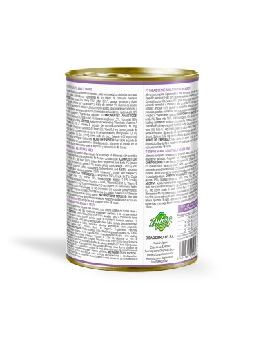 Dibaq Sense Wild (veado e javali) |Alimento Húmido| Dibaq