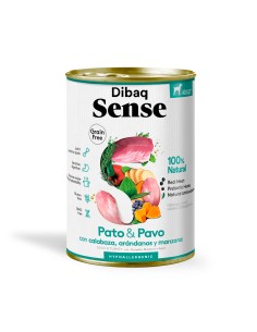 Dibaq Sense Pato y Pavo |Alimento Húmedo | Dibaq