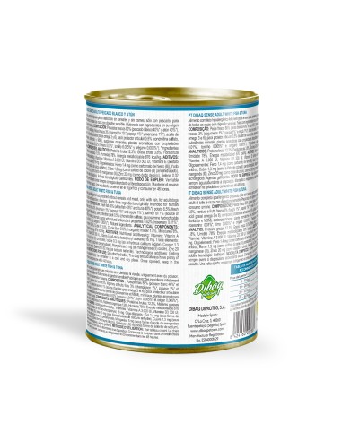 Dibaq Sense Whitefish and Tuna |Wet food| Dibaq