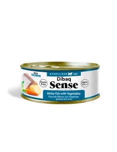 Dibaq Sense Esterilizado Peixe Branco com Legumes |Alimento Húmido| Dibaq
