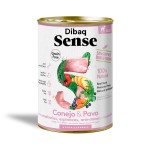 Dibaq Sense Sensitive Conejo y Pavo |Alimento Húmedo para perros | Dibaq