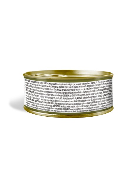 Dibaq Sense Esterilizado Porco Ibérico com Azeitonas |Alimento Húmido| Dibaq