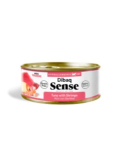 Dibaq Sense Cat Atum e Camarão com Batata |Alimento Húmido| Dibaq