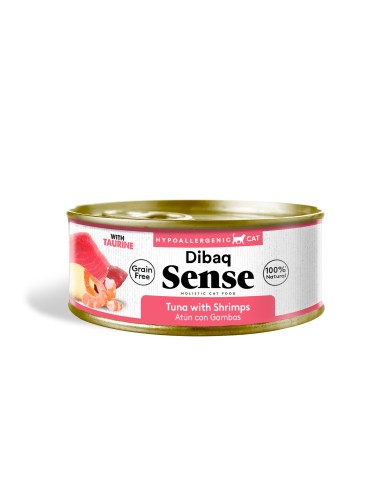 Dibaq Sense Atum com Camarão |Alimento Húmido para gatos| Dibaq