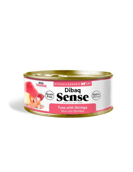 Dibaq Sense Atum com Camarão |Alimento Húmido para gatos| Dibaq