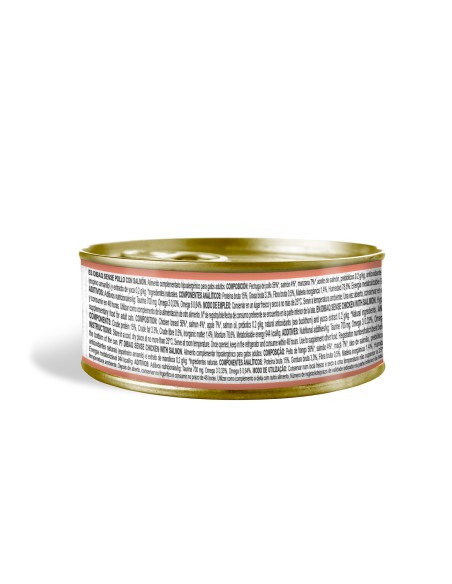 Dibaq Sense Pollo con Salmón |Alimento Húmedo | Dibaq