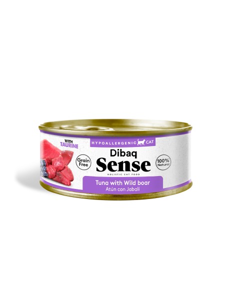 Dibaq Sense Atún con Jabalí |Alimento Húmedo | Dibaq
