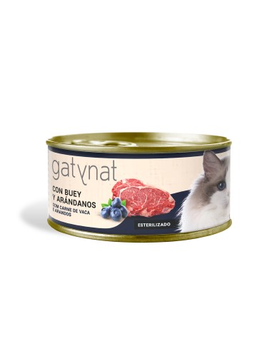 Gatynat Buey y arándanos |Alimento Húmedo | Dibaq