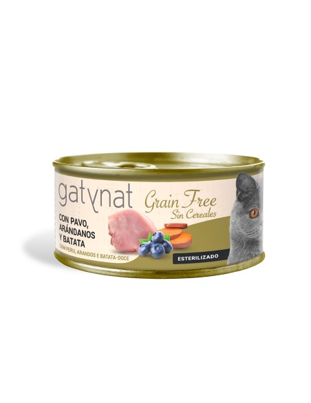 Gatynat Grain Free Turkey, Blueberries and Sweet Potato |Wet food| Dibaq