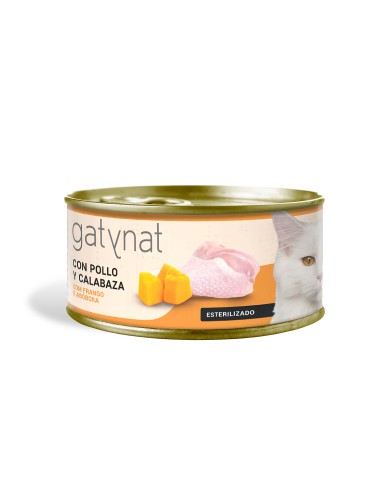Gatynat Pollo y Calabaza |Alimento Húmedo | Dibaq