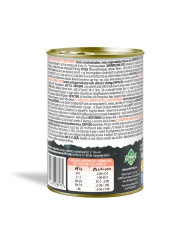 Dibaq Natural Moments Adult Salmão com Manga |Alimento Húmido| Dibaq