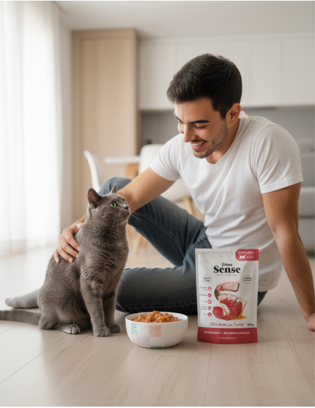 Dibaq Sense Bites Chicken with Tuna |Wet food| Dibaq