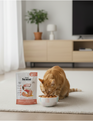 Dibaq Sense Bites Chicken with Salmon |Wet food| Dibaq