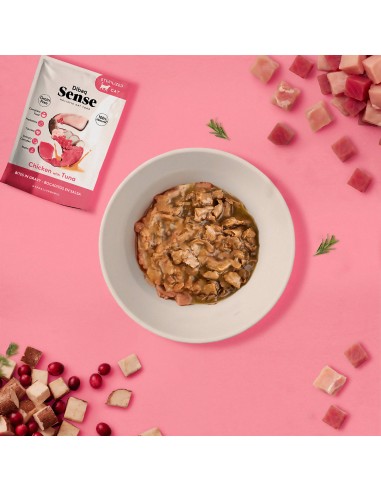 Dibaq Sense Bites Frango com Atum |Alimento Húmido| Dibaq