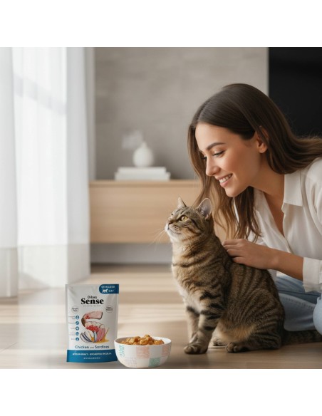 Dibaq Sense Bites Chicken with Sardines |Wet food| Dibaq