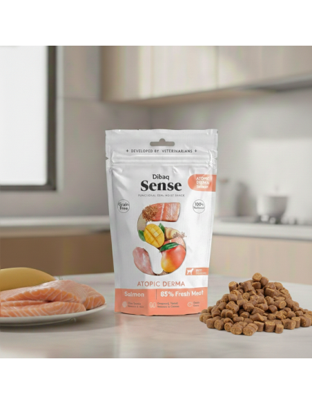 Dibaq Sense Snack Piel Atópica Salmón |Snacks para perros | Dibaq