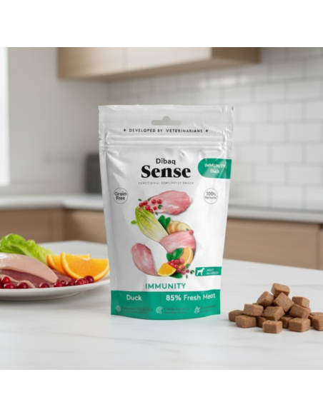 Dibaq Sense Snack Inmunitario Pato |Snacks para perros | Dibaq