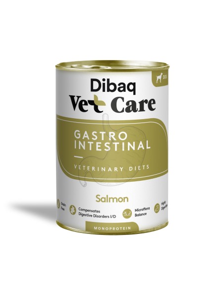 Dibaq Vet Care Gastrointestinal Salmão |Rações húmidas veterinárias para cães| Dibaq