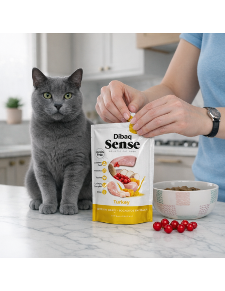 Dibaq Sense Bites Turkey |Wet food for cats| Dibaq