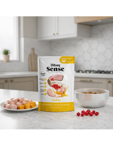Dibaq Sense Bites Turkey |Wet food for cats| Dibaq