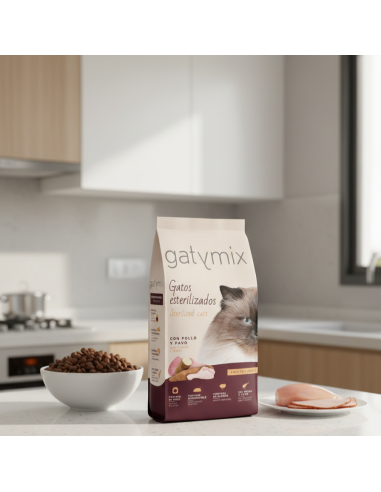 Gatymix Esterilizado Pollo |Dry food| Dibaq