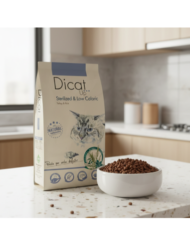Dicat Up Sterilized and low in calories |Dry food| Dibaq