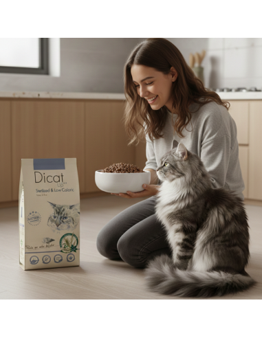 Dicat Up Sterilized and low in calories |Dry food| Dibaq