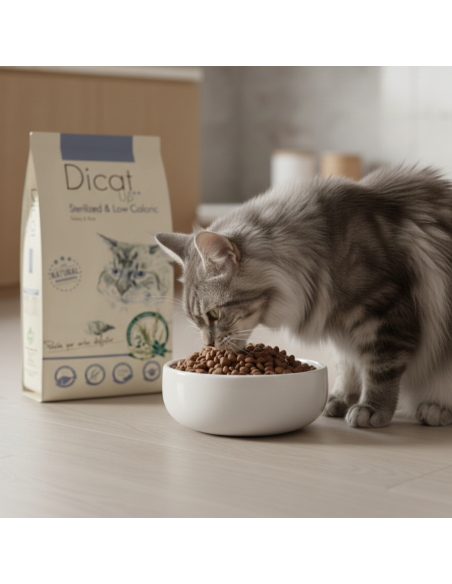 Dicat Up Sterilized and low in calories |Dry food| Dibaq