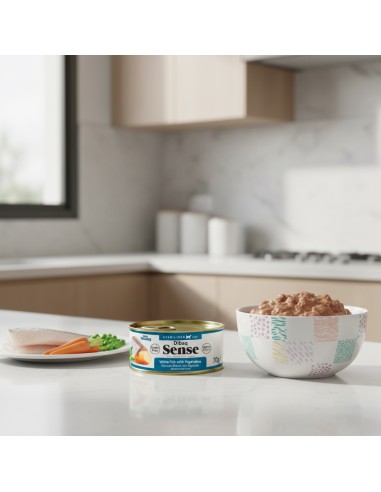 Dibaq Sense Esterilizado Peixe Branco com Legumes |Alimento Húmido| Dibaq
