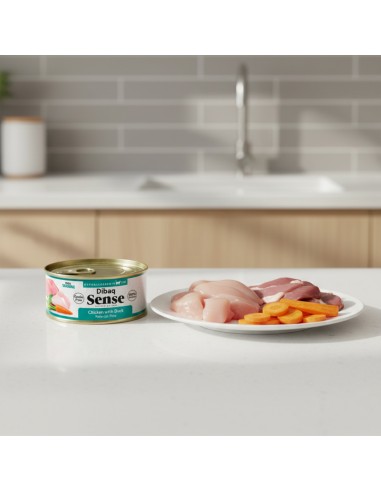 Dibaq Sense Cat Chicken and Duck with Carrots |Wet food| Dibaq