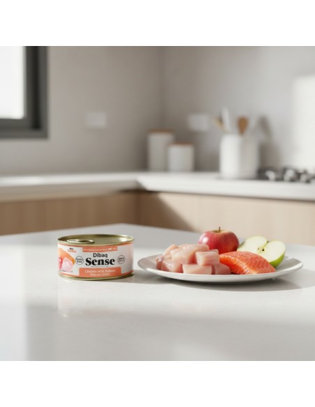 Dibaq Sense Cat Chicken and Salmon with Apple |Wet food| Dibaq