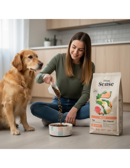 Dibaq Sense Low Grain Peixe (Adulto) |Alimento Seco| Dibaq