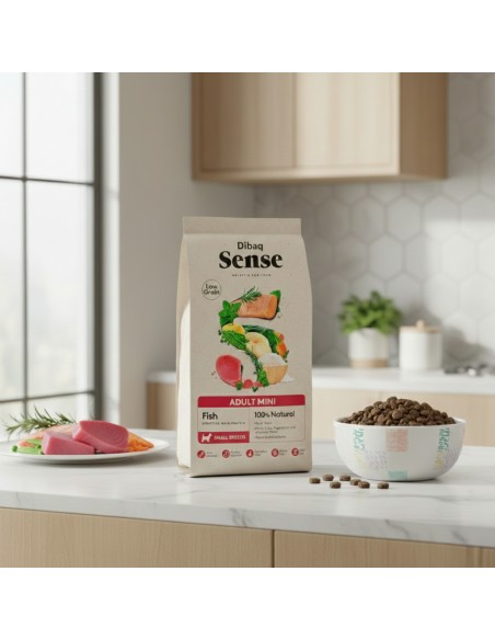 Dibaq Sense Low Grain Pescado Adulto Mini |Alimento Seco | Dibaq