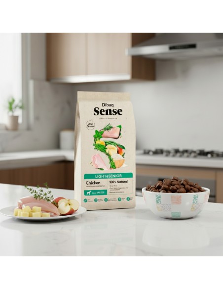 Dibaq Sense Low Grain Pollo Light o Senior |Alimento Seco | Dibaq