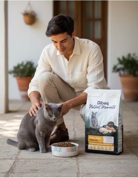 Dibaq Natural Moments 5 Star Esterilizado Pollo y Pavo |Alimento Seco | Dibaq