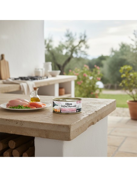 Dibaq Natural Moments 5 Star Gatito Frango com Salmão |Alimento Húmido| Dibaq