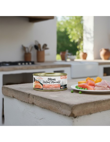 Dibaq Natural Moments 5 Star Sterilized Salmon with Pumpkin |Wet food| Dibaq
