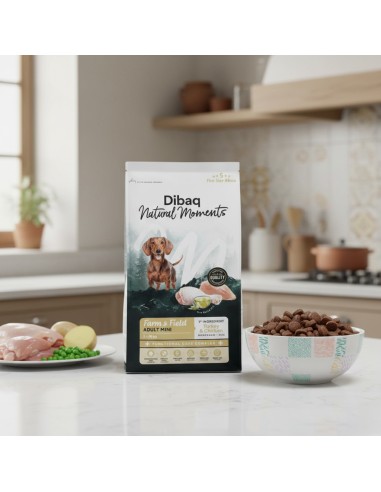 Dibaq Natural Moments 5 Star Turkey and Chicken Adult medium breeds |Dry food| Dibaq